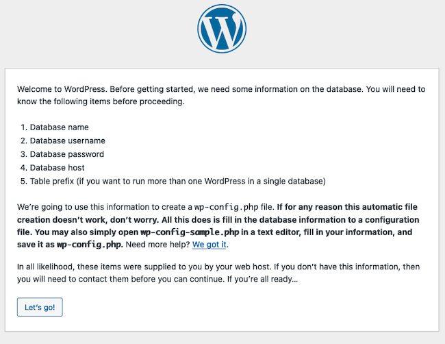 Process Information Page